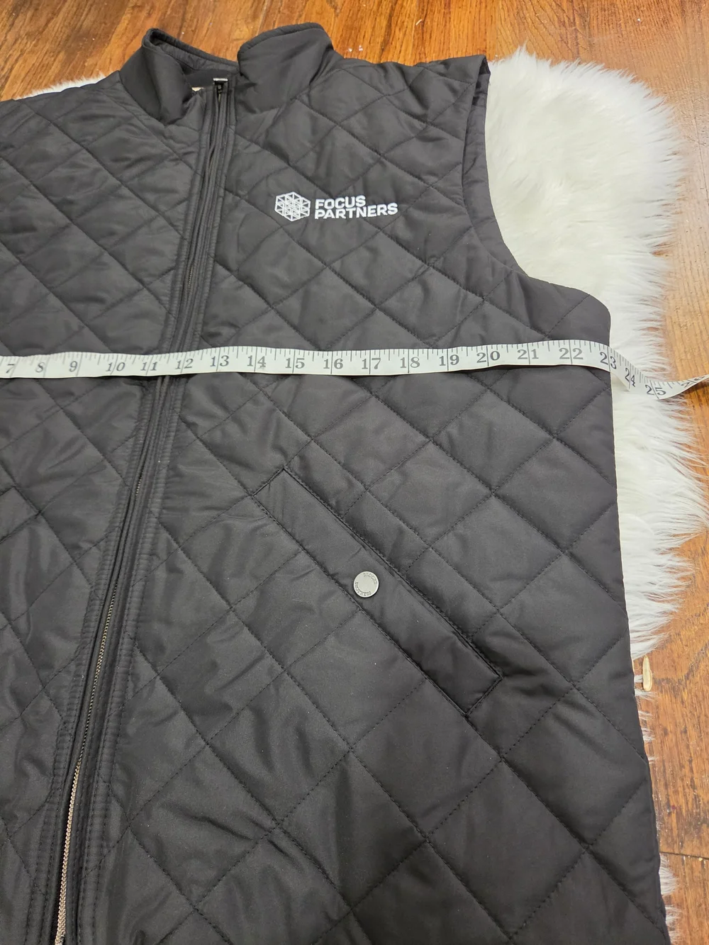 Brooks Brother Quilted Black Vest
